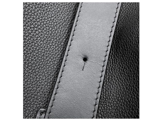 Loewe Shopper-Tasche aus schwarzem Leder - Ansicht 10