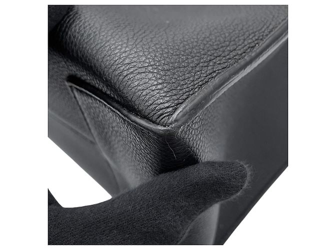 Loewe Shopper-Tasche aus schwarzem Leder - Ansicht 6