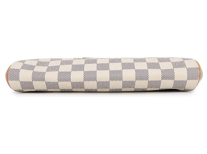 Borsa a tracolla Louis Vuitton Damier Azur Eva Beige - vista 3