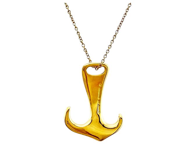 Autre Marque Collar Ancla Tiffany & Co. en oro amarillo de 18K Dorado - vista 3