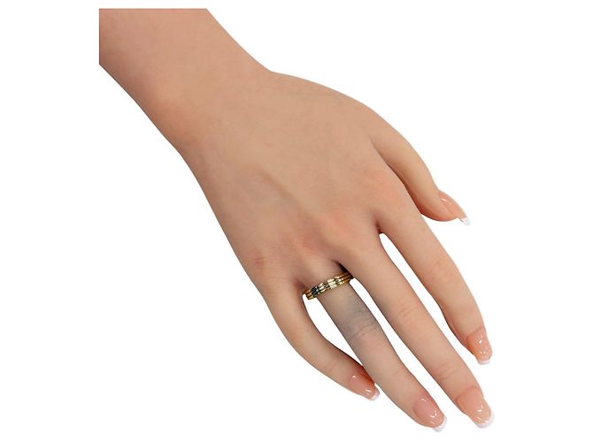 Cartier Vendome Band Ring Silber Golden - Ansicht 2