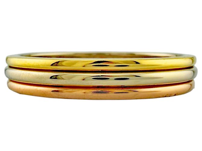 Cartier Vendome Band Ring Silber Golden - Ansicht 6