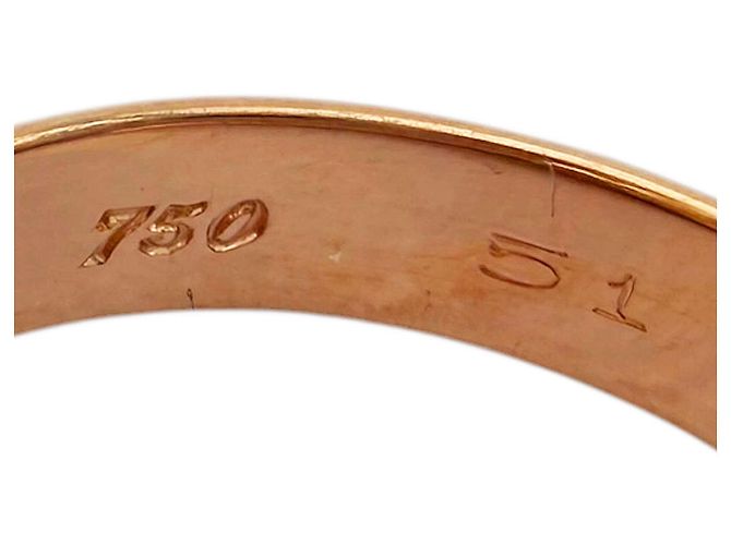 Anel Cartier Trinity Prata Dourado - vista 8