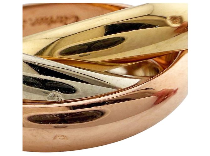 Anel Cartier Trinity Prata Dourado - vista 9