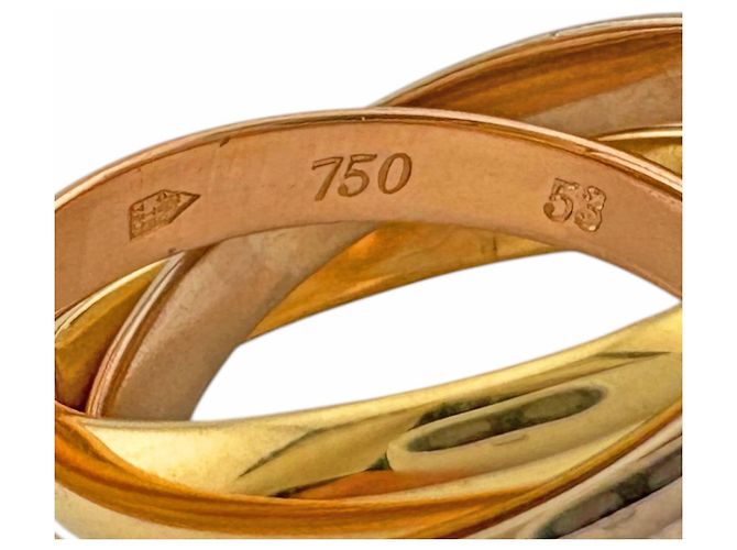 Cartier Trinity Ring Silber Golden - Ansicht 6