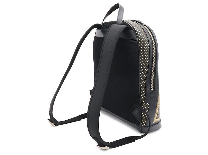 Zaino Gucci Guccy in pelle Nero D'oro - vista 3