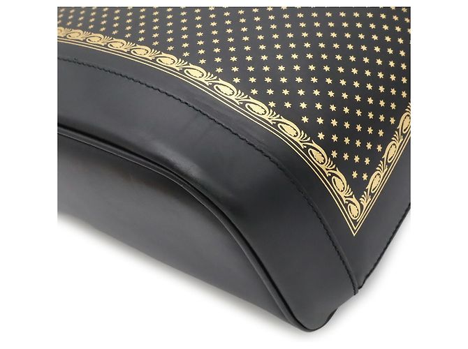 Zaino Gucci Guccy in pelle Nero D'oro - vista 4