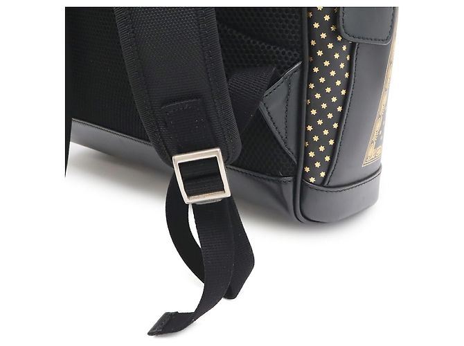 Zaino Gucci Guccy in pelle Nero D'oro - vista 6