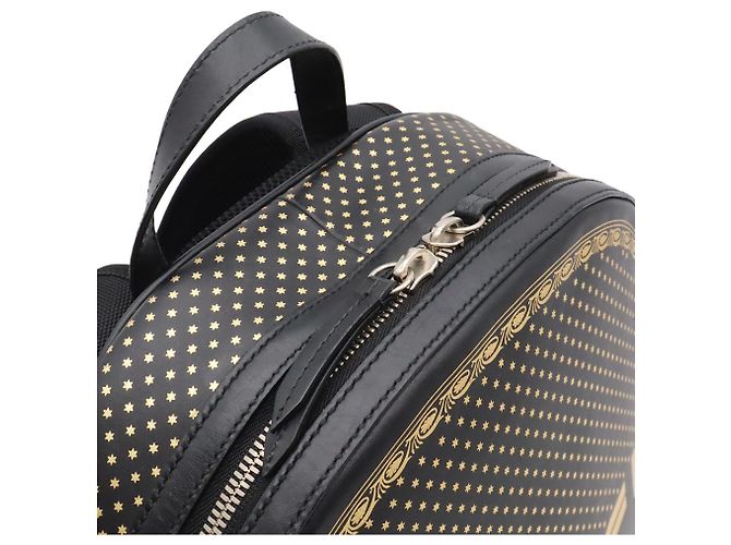 Zaino Gucci Guccy in pelle Nero D'oro - vista 8