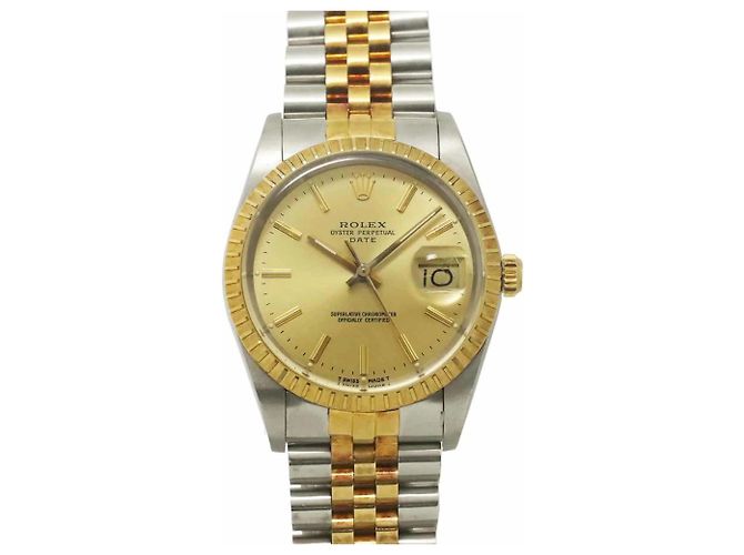 Orologio da uomo Rolex Oyster Perpetual Date Two-Tone 15053 - vista 2