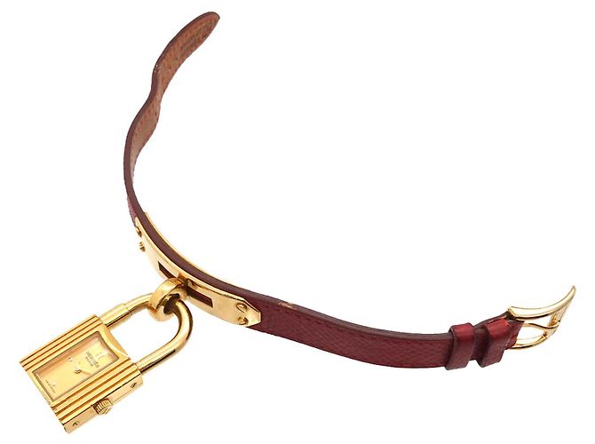 Hermès Orologio da polso al quarzo Hermes Kelly da donna, Oro e Rosso - vista 4