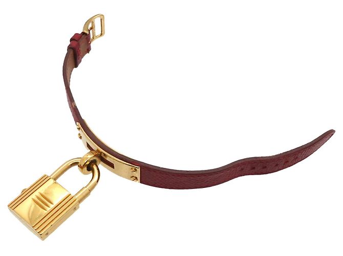 Hermès Orologio da polso al quarzo Hermes Kelly da donna, Oro e Rosso - vista 5