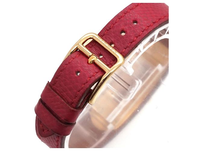 Hermès Orologio da polso al quarzo Hermes Kelly da donna, Oro e Rosso - vista 8