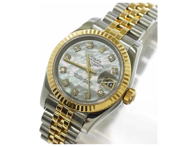 Reloj Rolex Datejust Two-Tone para mujer - vista 8