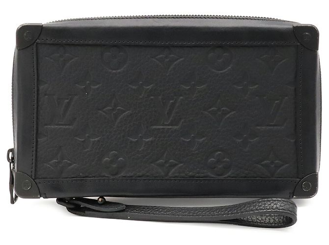 Borsa a pochette Soft Trunk Monogram Taurillon Louis Vuitton Nero Monogramma - vista 2