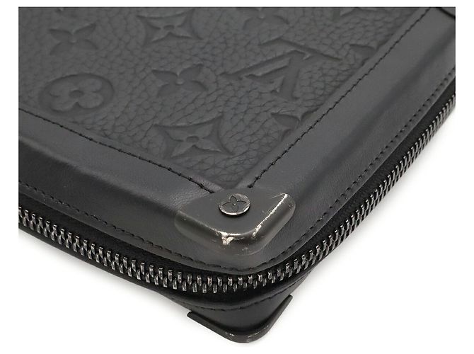 Borsa a pochette Soft Trunk Monogram Taurillon Louis Vuitton Nero Monogramma - vista 4
