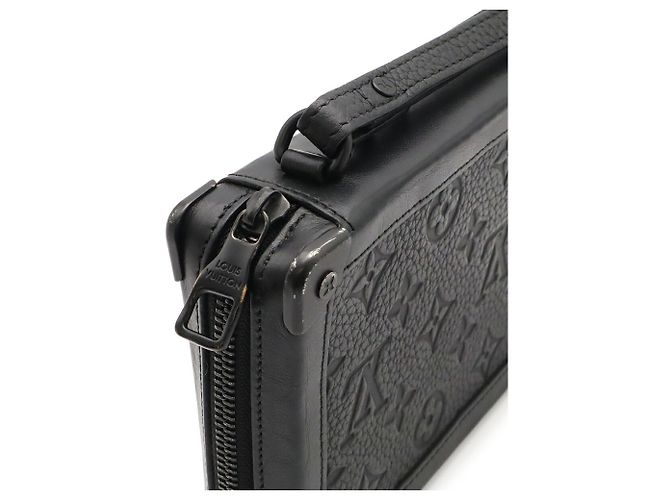 Borsa a pochette Soft Trunk Monogram Taurillon Louis Vuitton Nero Monogramma - vista 6