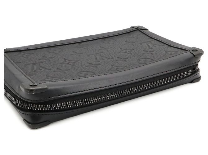 Borsa a pochette Soft Trunk Monogram Taurillon Louis Vuitton Nero Monogramma - vista 7