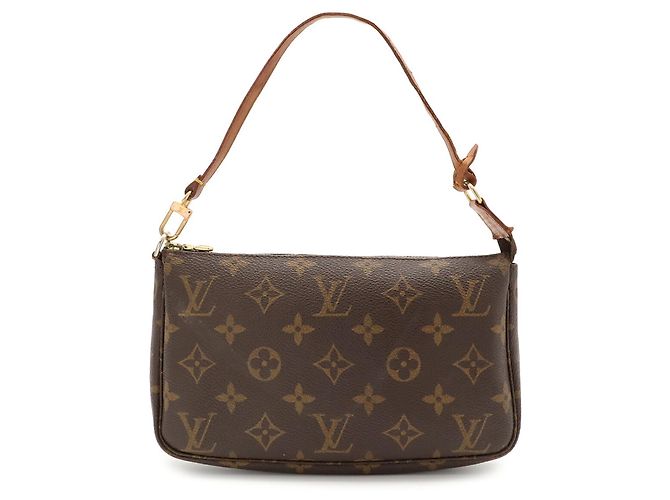 Louis Vuitton Monogram Pochette Accessoires Handtasche Braun Monogramm - Ansicht 2