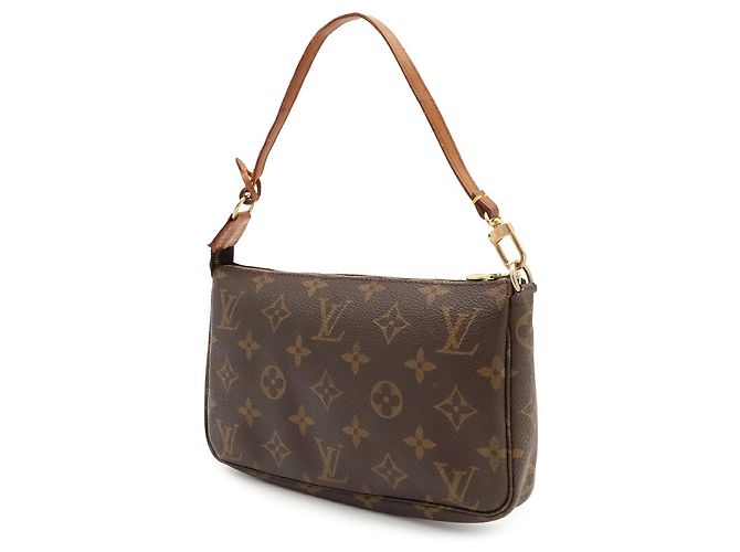 Louis Vuitton Monogram Pochette Accessoires Handtasche Braun Monogramm - Ansicht 3