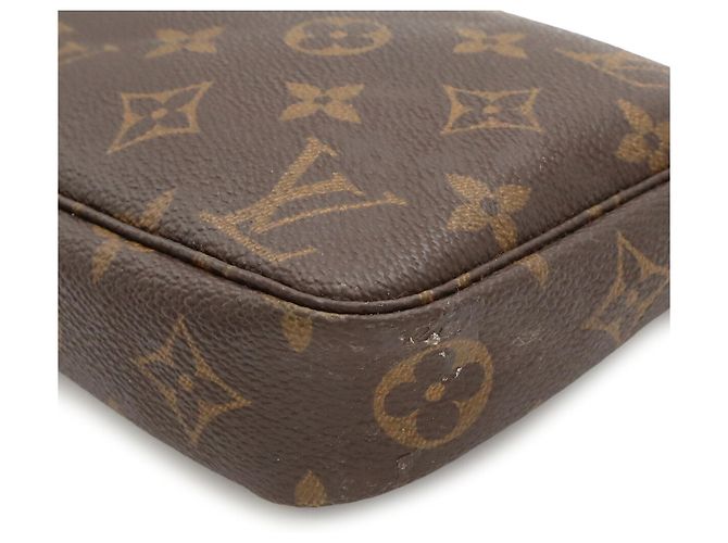 Louis Vuitton Monogram Pochette Accessoires Handtasche Braun Monogramm - Ansicht 4