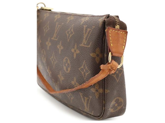 Louis Vuitton Monogram Pochette Accessoires Handtasche Braun Monogramm - Ansicht 8