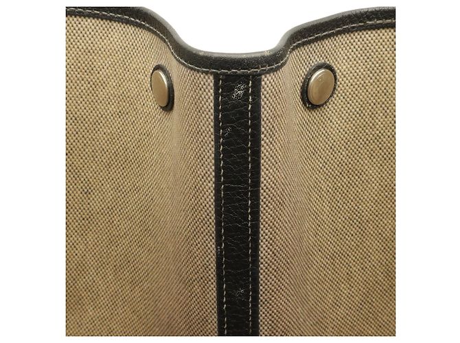 Hermès HERMES Garden TGM Tote Bag Brown Black Yellow - view 10