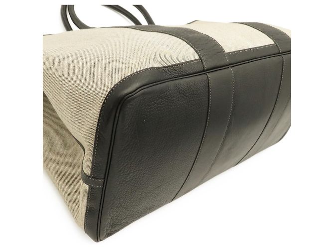 Hermès HERMES Garden TGM Tote Bag Brown Black Yellow - view 4