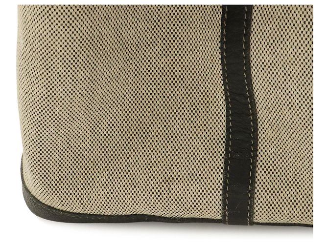 Hermès HERMES Garden TGM Tote Bag Brown Black Yellow - view 5