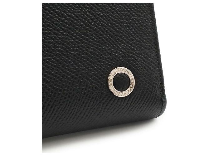 Bulgari Bvlgari Black Leather Long Wallet - view 6