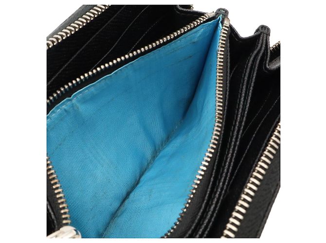 Bulgari Bvlgari Black Leather Long Wallet - view 9