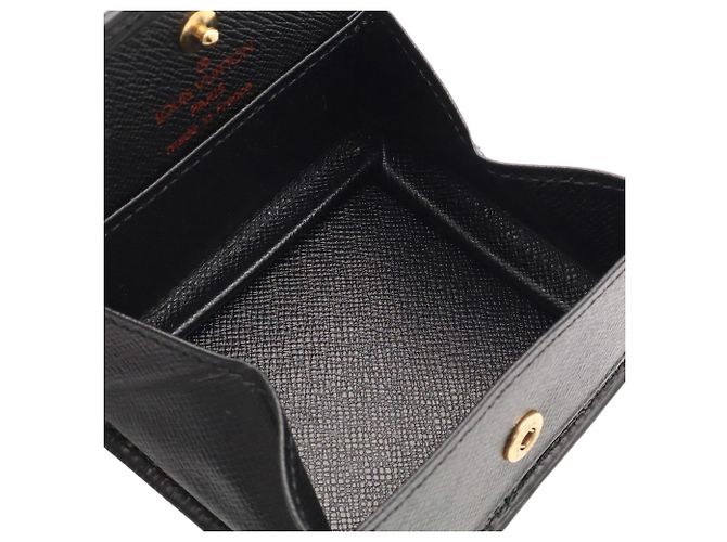 Louis Vuitton Epi Porte Monnaie Boite Wallet Nero - vista 7