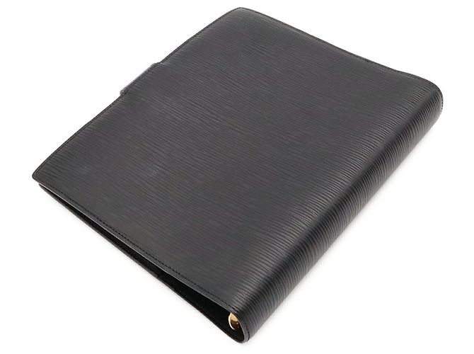 Louis Vuitton Epi Agenda GM Notizbuchhülle Schwarz - Ansicht 3