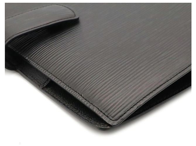 Louis Vuitton Epi Agenda GM Notizbuchhülle Schwarz - Ansicht 4