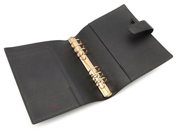 Louis Vuitton Epi Agenda GM Notizbuchhülle Schwarz - Ansicht 6