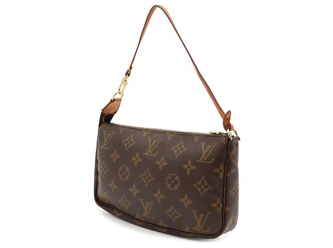 Louis Vuitton Monogram Pochette Accessoires Castaño Monograma - vista 3