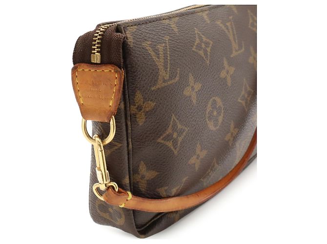 Louis Vuitton Monogram Pochette Accessoires Castaño Monograma - vista 8