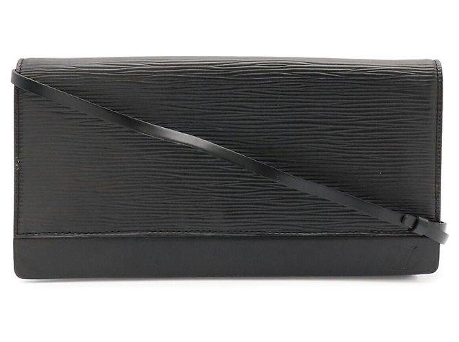Borsa a tracolla e clutch Louis Vuitton Epi Honfleur in Nero - vista 2