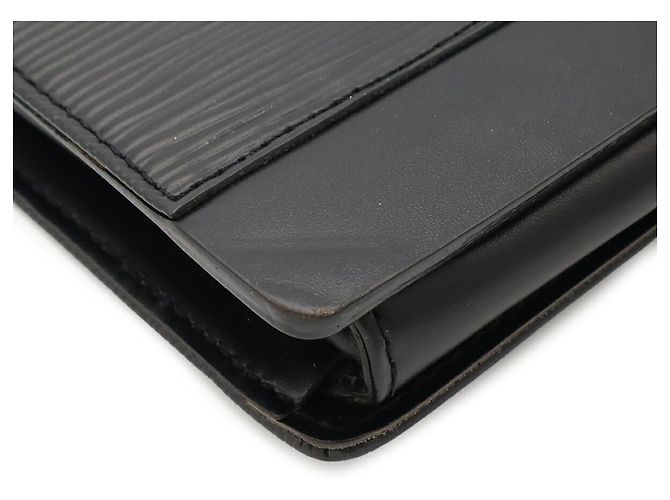 Borsa a tracolla e clutch Louis Vuitton Epi Honfleur in Nero - vista 4