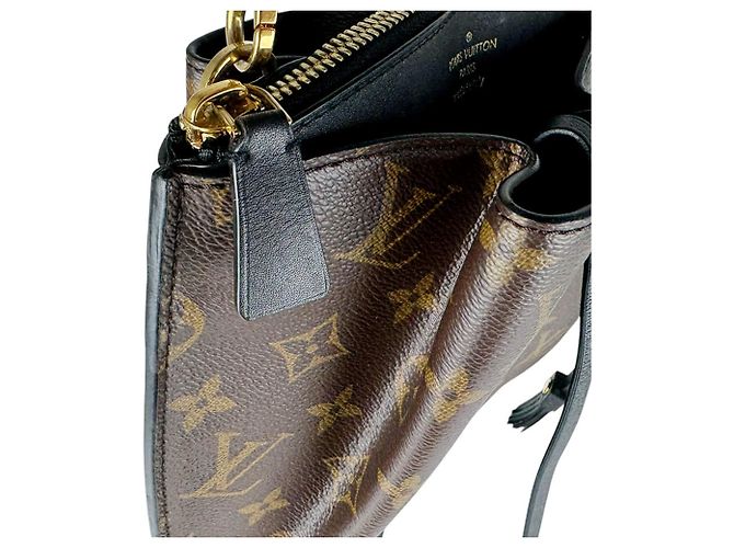 Borsa a mano Louis Vuitton Monogram Fringed Noe MINI Marrone Nero - vista 6