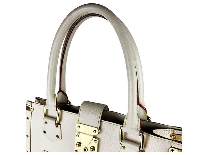 Bolsa de mão Louis Vuitton Suhali Impreviable em couro Branco - vista 10