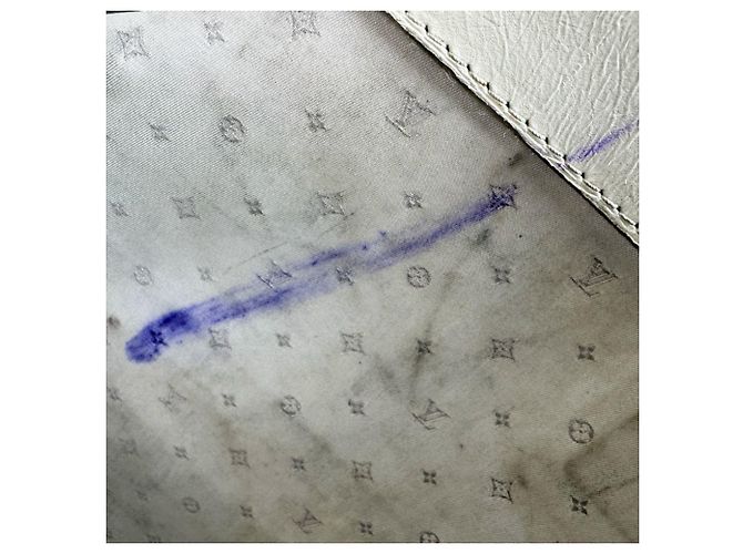 Bolsa de mão Louis Vuitton Suhali Impreviable em couro Branco - vista 15