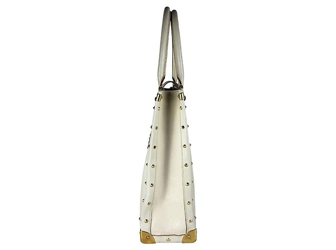 Bolsa de mão Louis Vuitton Suhali Impreviable em couro Branco - vista 2