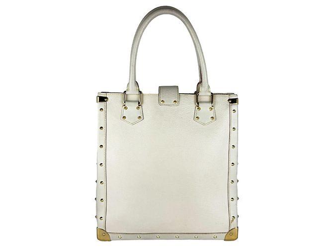 Bolsa de mão Louis Vuitton Suhali Impreviable em couro Branco - vista 3