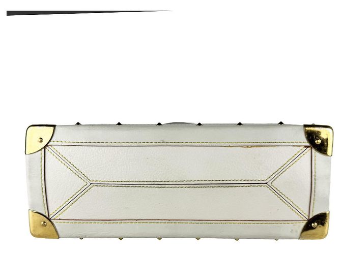 Bolsa de mão Louis Vuitton Suhali Impreviable em couro Branco - vista 4