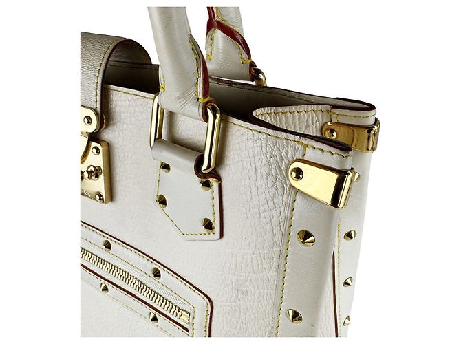 Bolsa de mão Louis Vuitton Suhali Impreviable em couro Branco - vista 6