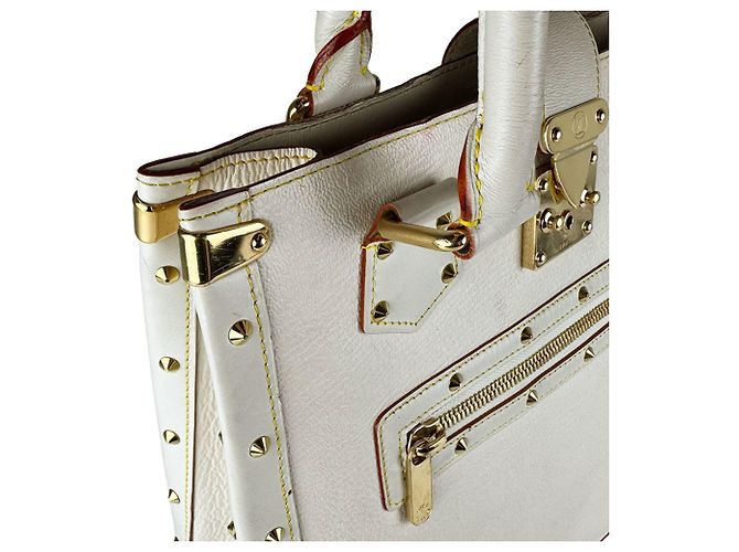 Bolsa de mão Louis Vuitton Suhali Impreviable em couro Branco - vista 7