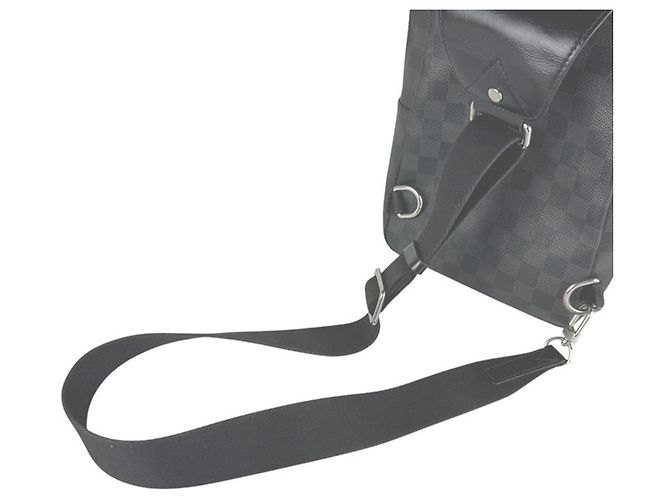 Sac Avenue Sling Louis Vuitton Damier Graphite Noir - vue 10