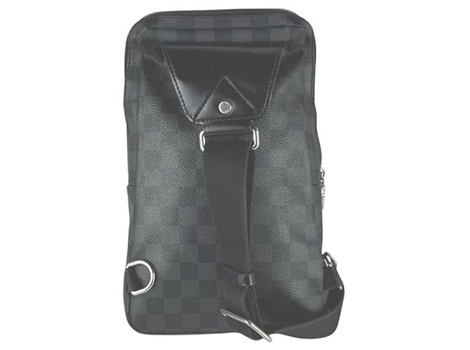 Sac Avenue Sling Louis Vuitton Damier Graphite Noir - vue 3