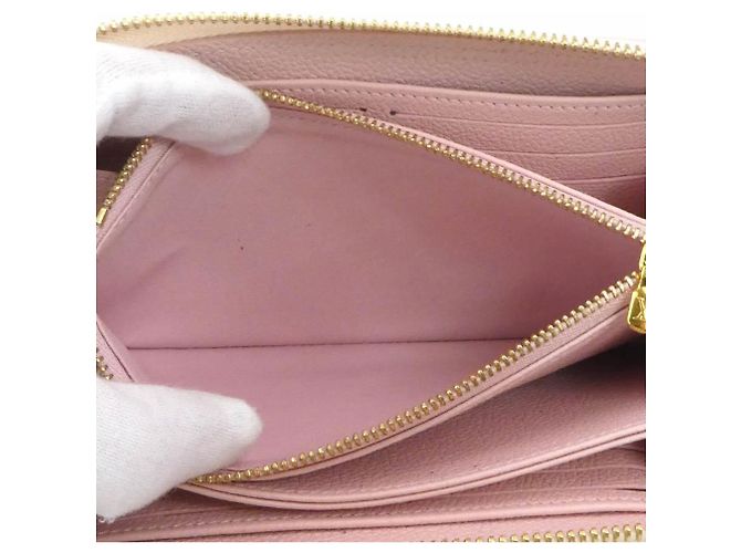 Portafoglio Lungo Louis Vuitton Rosa Giallo - vista 10